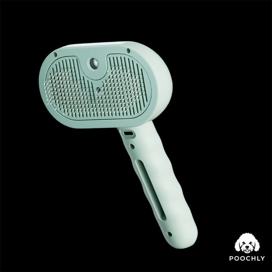 Poochly SteamBrush™ – Brosse de massage vapeur pour chien