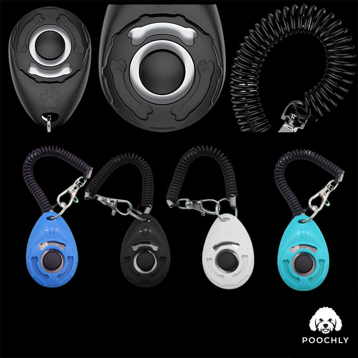 Poochly Clicky™ – Clicker de dressage efficace